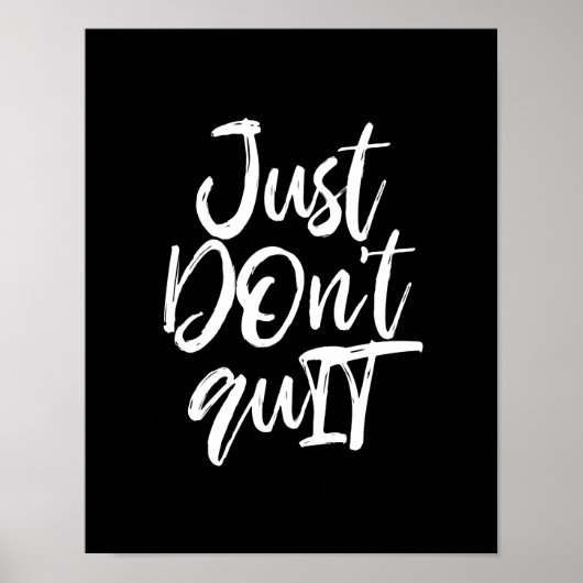 Poster N'envoyez pas de devis motivationnel (Devant)
