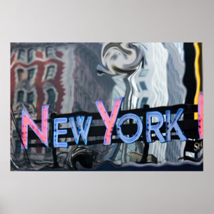 Poster néo-new de New York
