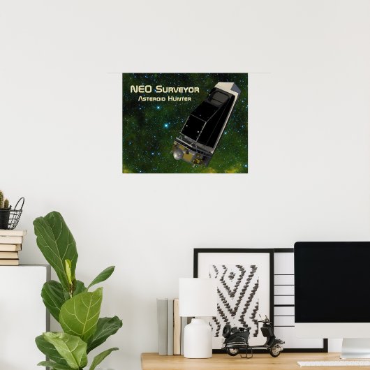 Poster NEO Surveyor Asteroid Hunter (Bureau à domicile)