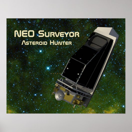 Poster NEO Surveyor Asteroid Hunter (Devant)
