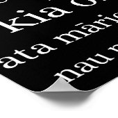 Poster néo-zélandais avec Kiwi (Coin)