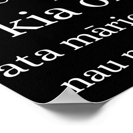 Poster néo-zélandais avec Kiwi (Coin)