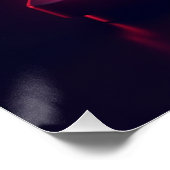 Poster Neon Arcade Joystick (Coin)