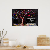 Poster *~* Neon Black Tree AP81 Ethereal Citation (Cuisine)