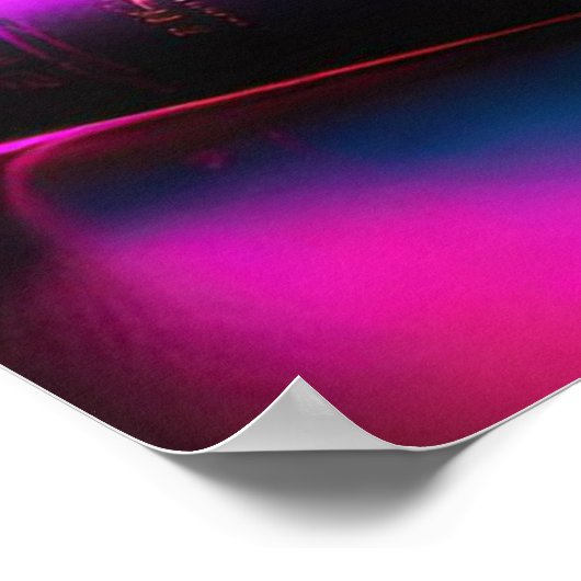 Poster Neon Books Et Café 2 (Coin)