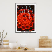 Poster neon café tasse folie (Cuisine)