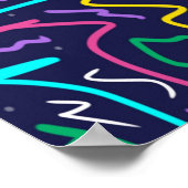 Poster Neon Contraste Space Art (Coin)
