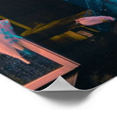 Poster Néon coréen (Coin)