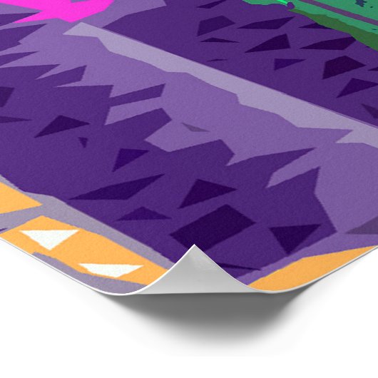 Poster Neon Cyberpunk Handsome Mr Darcy Portrait (Coin)