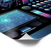 Poster Neon Cyberworld (Coin)