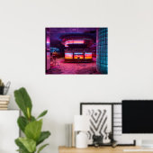 Poster Neon Diner (Bureau à domicile)