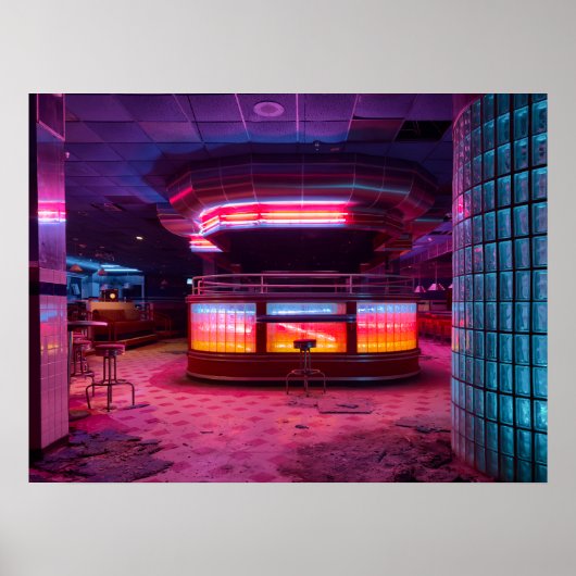 Poster Neon Diner (Devant)