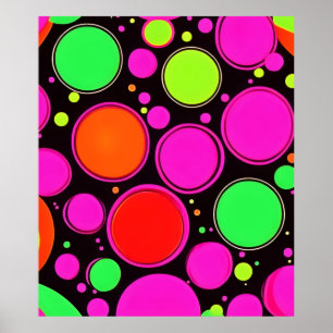 Poster Neon Dot