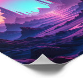 Poster Neon Dreams : Retro Futurism Wall Art (Coin)