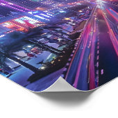 Poster Neon Drenched Dubai (Coin)