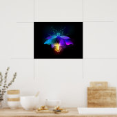 Poster Neon Firefly sur noir (Cuisine)