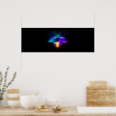 Poster Neon Firefly sur noir (Cuisine)