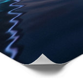 Poster Neon Flamingo Sunset Marina (Coin)