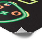Poster Neon Gamer (Coin)