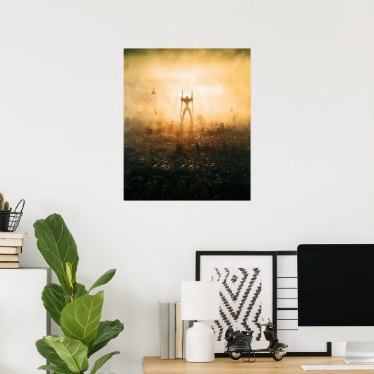 Poster Neon Genesis Evangelion Unit One Absolute Destru (Bureau à domicile)