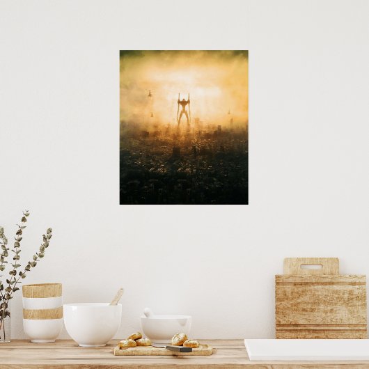 Poster Neon Genesis Evangelion Unit One Absolute Destru (Cuisine)