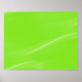 POSTER NEON GREEN SANS PARAMÈTRE ABSTRAIT WAVE MUR ARRIÈR (Devant)