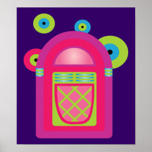Poster Neon Jukebox