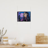 Poster Neon Moon Painting by Alfred Fox (Cuisine)