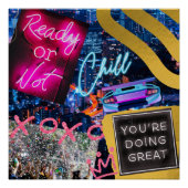 Poster Neon New York (Devant)