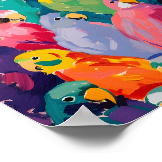 Poster Neon Parrots 🦜 (Coin)