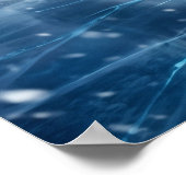 Poster Neon Polar Bear Frozen Grid (Coin)