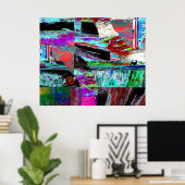 Poster – Neon Pulse (Bureau à domicile)