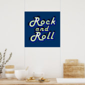 Poster Neon Rock et Roll (Cuisine)