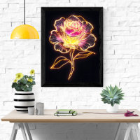 Neon Rose