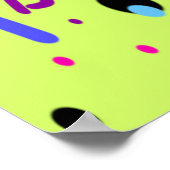 Poster Neon Sentiments Art Abstrait (Coin)