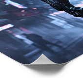 Poster Neon Sentinel: Guardian of the Electric City (Coin)