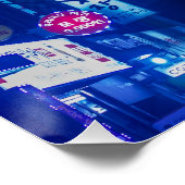 Poster Neon Séoul (Coin)