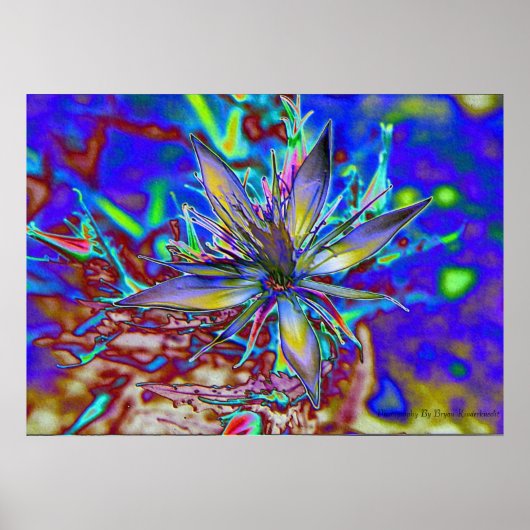 Poster Neon Star (Devant)