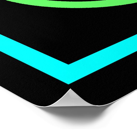 Poster Neon Stoplight (Coin)