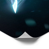 Poster Neon Swordfish Velocity Current (Coin)