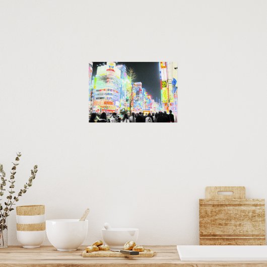 Poster Neon Tokyo (Cuisine)