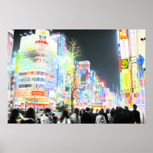 Poster Neon Tokyo (Devant)