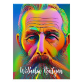 Poster Neon Wilhelm Röntgen (Devant)