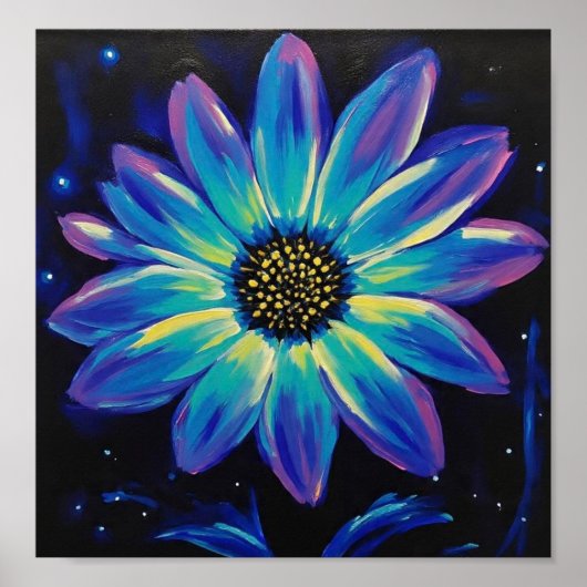 Poster NeonWildFlower (Devant)