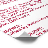 Poster Népal (Coin)