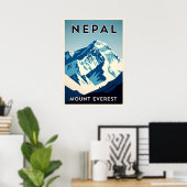 Poster Népal Mont Everest V04 (Bureau à domicile)