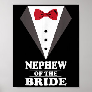 Poster Nephew Du Mariage De Mariée Bachelor Bachelorette