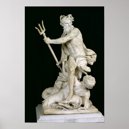 Poster Neptune Calming the Waves, 1757 (Devant)