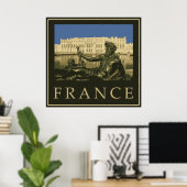 Poster Neptune et le château de Versailles (Bureau à domicile)