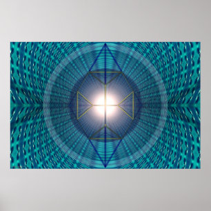 Poster Neptune Et Uranus Per Martineau